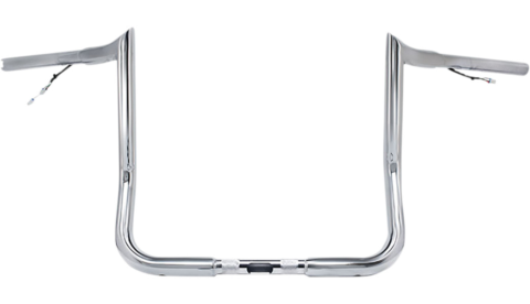 10" Pre-Wired Monkey Bar Handlebar, Chrome, 2014-2023 Touring, Trike