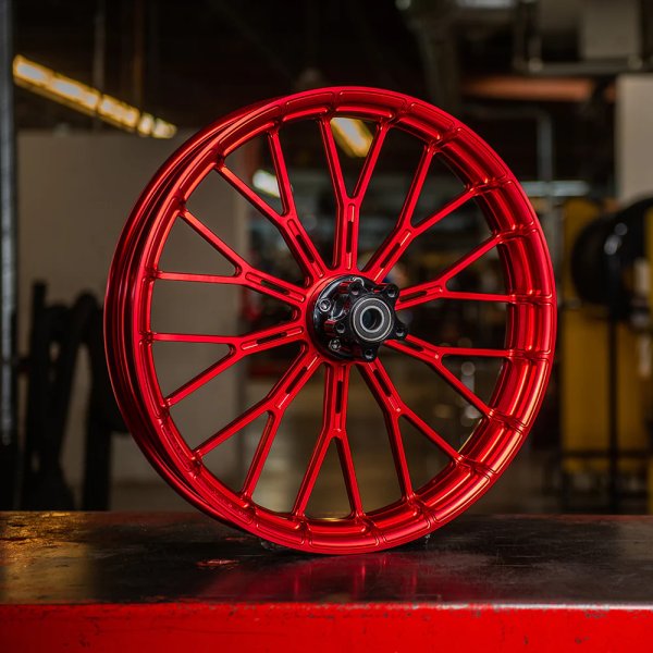 Y SPOKE FORGED WHEELS RED 3