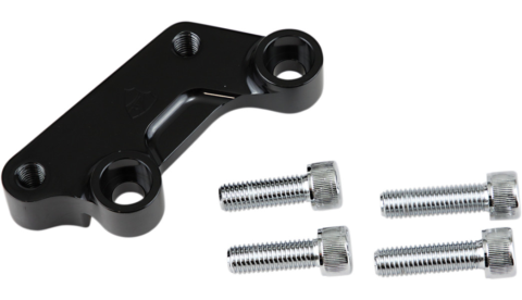 14" Brake Caliper Adapter Kit, Black, 2008-2023 Touring