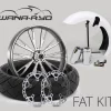 Harley Fat Front Tire Kit, Road Glide - Resistor Chrome