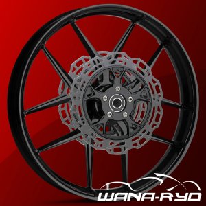 RYD Wheels Inductor Blackline Front Wheel and Rotors