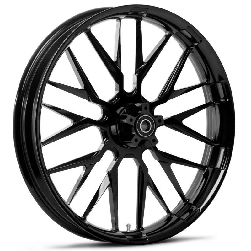 black harley wheels - RYD Wheels Insulator Blackline Wheels