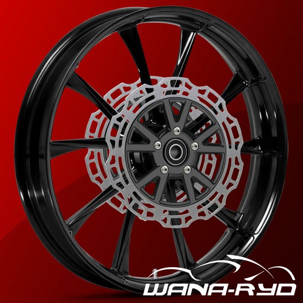 RYD Wheels Relay Blackline Front Wheel and Rotors