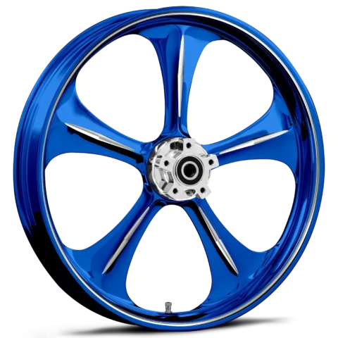Adrenaline Dyeline Blue Polished Wheels