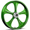 Adrenaline Dyeline Green Polished 21 x 3.25 Wheel