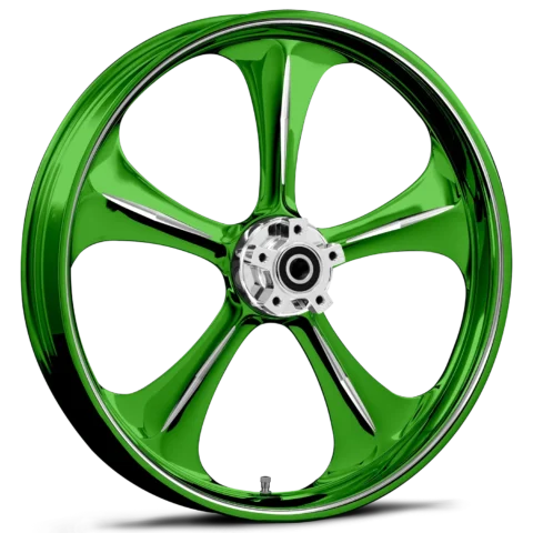 Adrenaline Dyeline Green Polished 18 x 10.5 Wheel