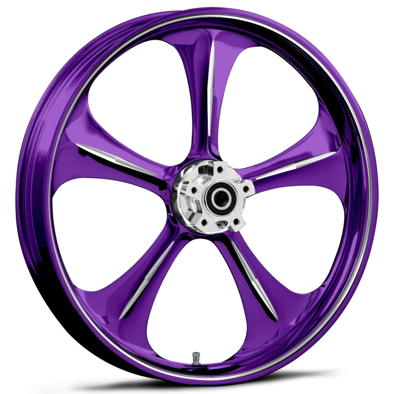Adrenaline Dyeline Purple Polished 18 x 4.25 Wheel