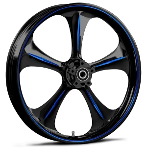 RYD Wheels Adrenaline Touch Of Color Blue Wheels