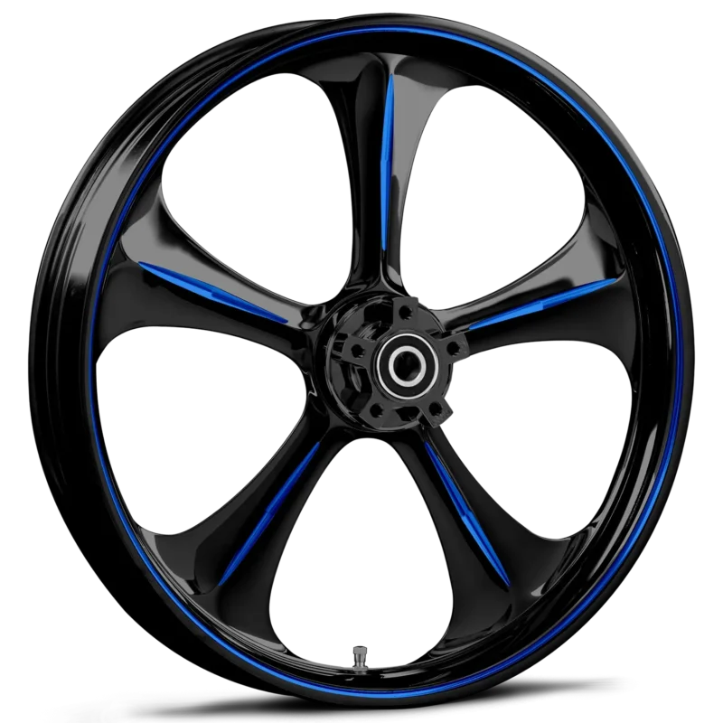 RYD Wheels Adrenaline Touch Of Color Blue Wheels