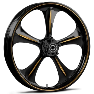 RYD Wheels Adrenaline Touch Of Color Gold Wheels