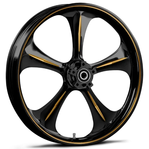 RYD Wheels Adrenaline Touch Of Color Gold Wheels