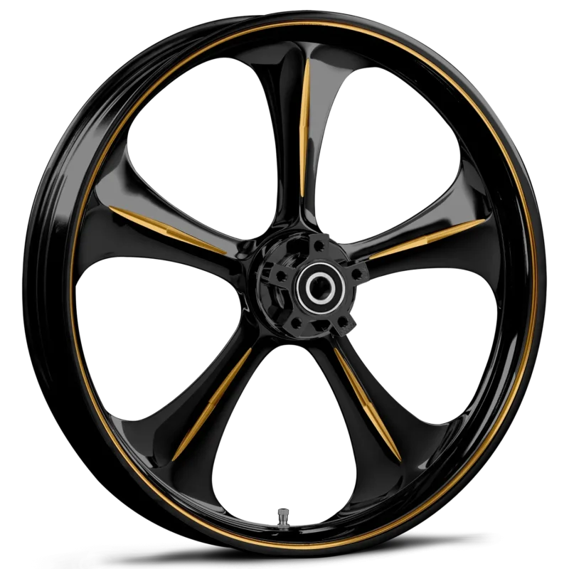 RYD Wheels Adrenaline Touch Of Color Gold Wheels