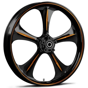 RYD Wheels Adrenaline Touch Of Color Orange Wheels