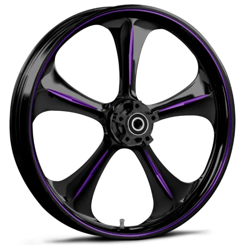 RYD Wheels Adrenaline Touch Of Color Purple Wheels