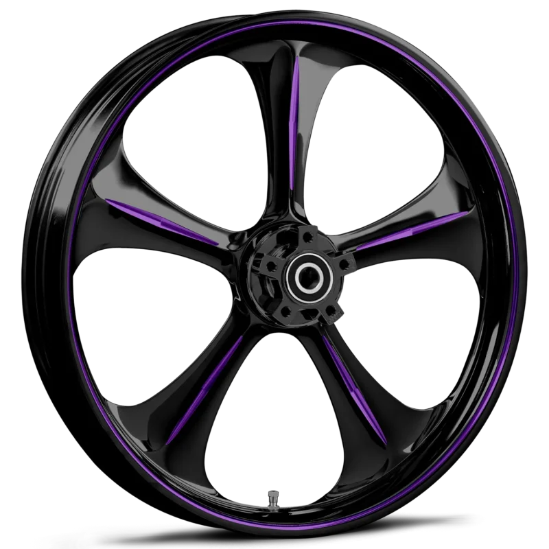 RYD Wheels Adrenaline Touch Of Color Purple Wheels