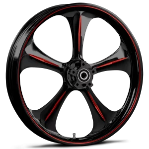 RYD Wheels Adrenaline Touch Of Color Red Wheels