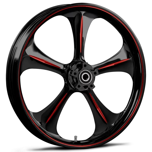 RYD Wheels Adrenaline Touch Of Color Red Wheels