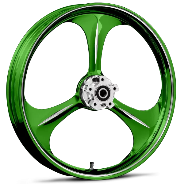 RYD Wheels Amp Dyeline Green Wheels
