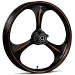 RYD Wheels Amp Touch Of Color Orange Wheels