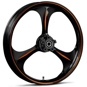 RYD Wheels Amp Touch Of Color Orange Wheels