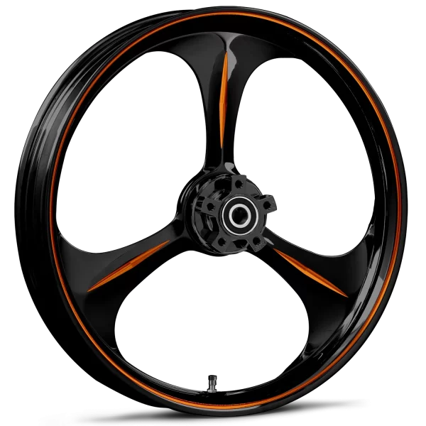 RYD Wheels Amp Touch Of Color Orange Wheels