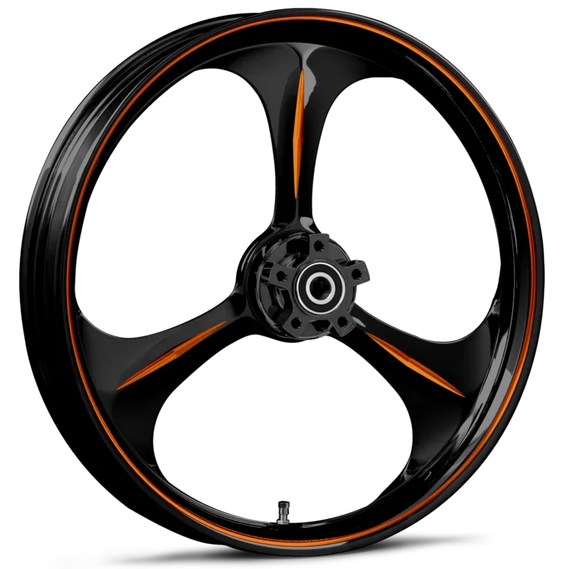 RYD Wheels Amp Touch Of Color Orange Wheels