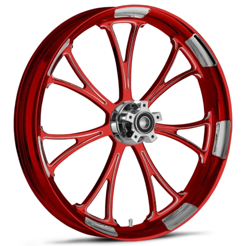 Arc Dyeline Red Polished Wheels