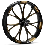 RYD Wheels Arc Touch Of Color Gold Wheels