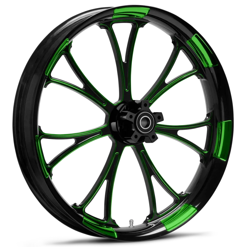 RYD Wheels Arc Touch Of Color Green Wheels