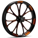 RYD Wheels Arc Touch Of Color Orange Wheels