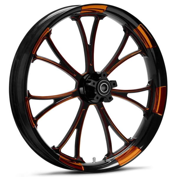 RYD Wheels Arc Touch Of Color Orange Wheels