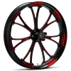 RYD Wheels Arc Touch Of Color Red Wheels