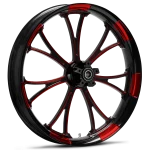 RYD Wheels Arc Touch Of Color Red Wheels