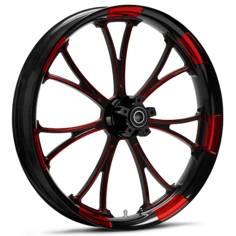 RYD Wheels Arc Touch Of Color Red Wheels