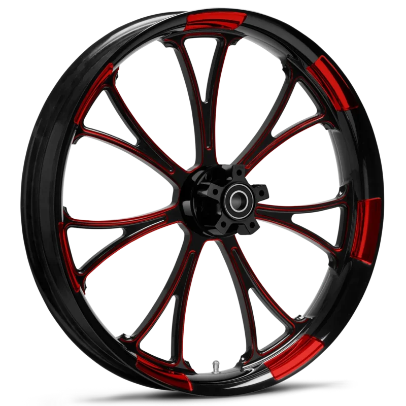 RYD Wheels Arc Touch Of Color Red Wheels