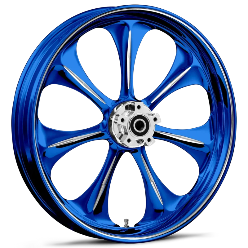 Atomic Dyeline Blue Polished 21 x 3.25 Wheel