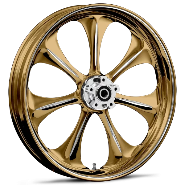 RYD Wheels Atomic Dyeline Gold Wheels