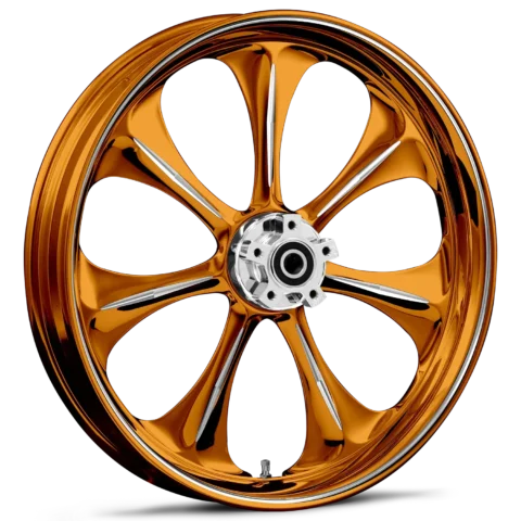 Atomic Dyeline Orange Polished Wheels