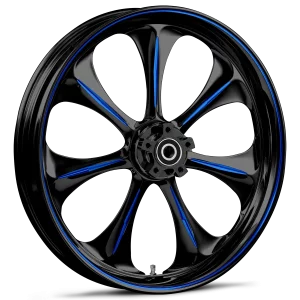 RYD Wheels Atomic Touch Of Color Blue Wheels