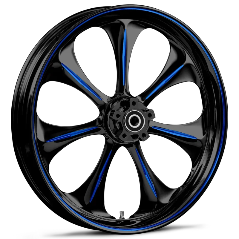 RYD Wheels Atomic Touch Of Color Blue Wheels