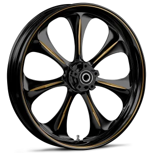 RYD Wheels Atomic Touch Of Color Gold Wheels