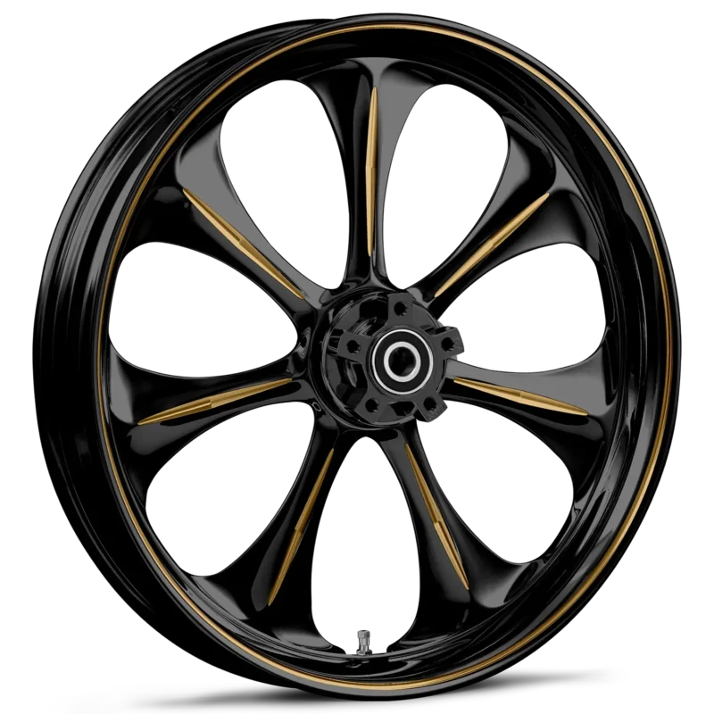 RYD Wheels Atomic Touch Of Color Gold Wheels