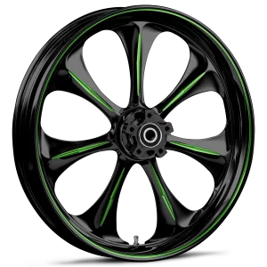 RYD Wheels Atomic Touch Of Color Green Wheels