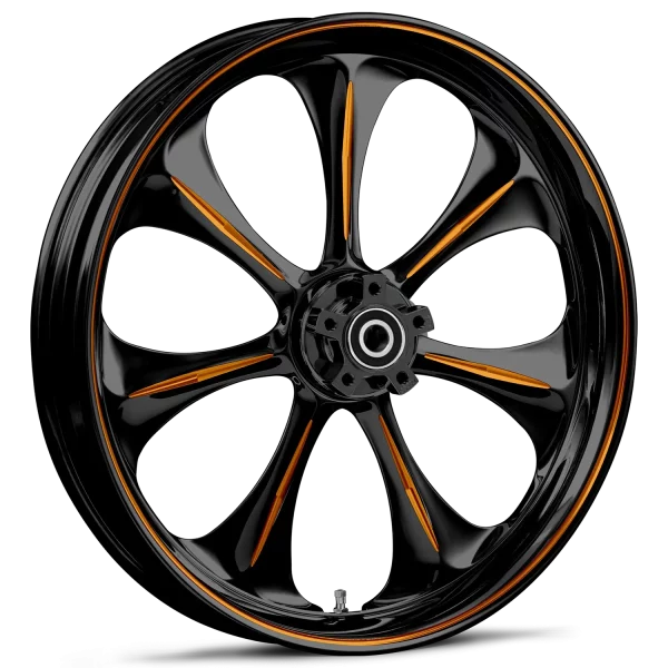 RYD Wheels Atomic Touch Of Color Orange Wheels