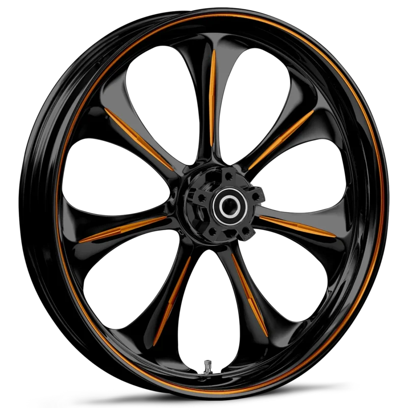 RYD Wheels Atomic Touch Of Color Orange Wheels