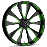 RYD Wheels Diode Touch Of Color Green Wheels