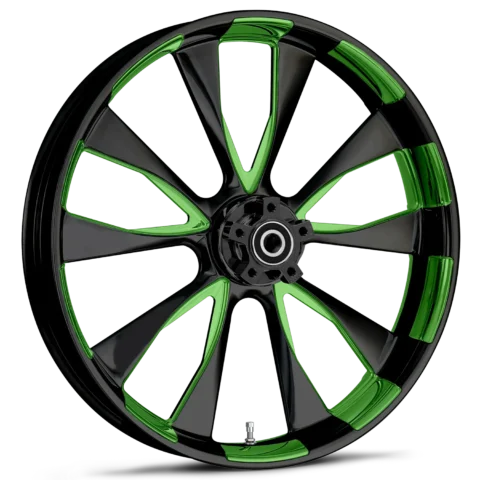 RYD Wheels Diode Touch Of Color Green Wheels