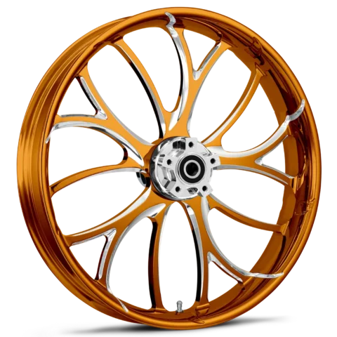 Electron Dyeline Orange Polished Wheels