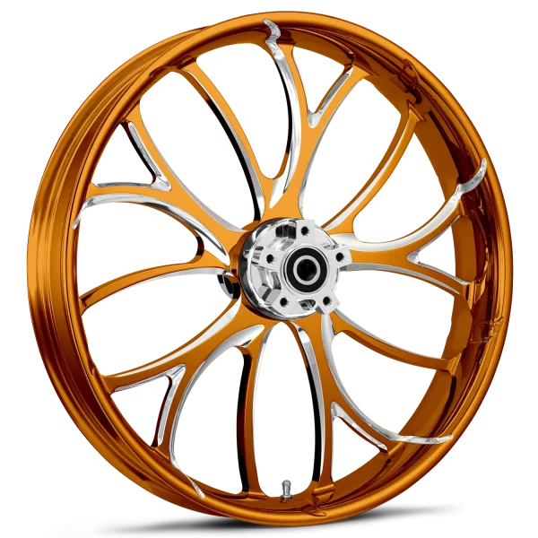 RYD Wheels Electron Dyeline Orange Wheels