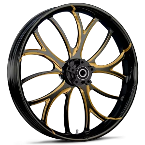 RYD Wheels Electron Touch Of Color Gold Wheels